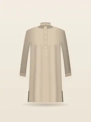 Sweat Kurta — Beige