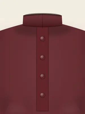 Sweat Kurta — Maroon