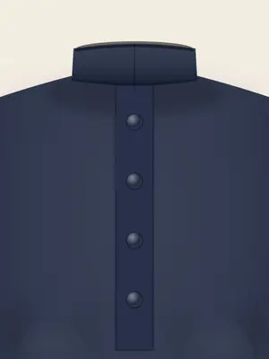 Sweat Kurta — Navy