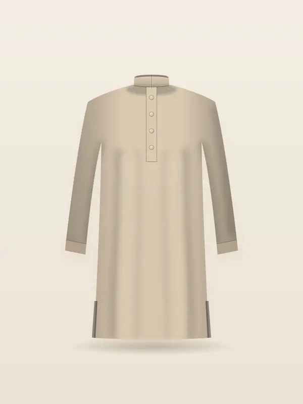 Sweat Kurta — Beige