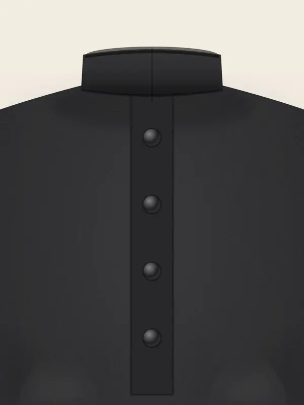Sweat Kurta — Black