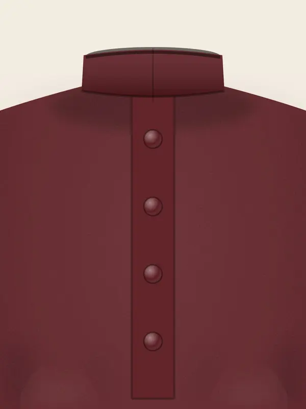 Sweat Kurta — Maroon