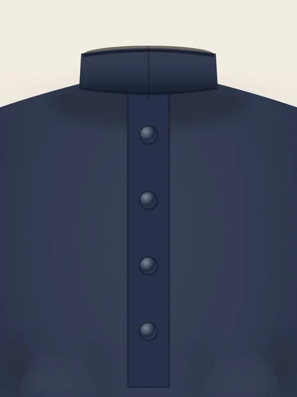 Sweat Kurta — Navy