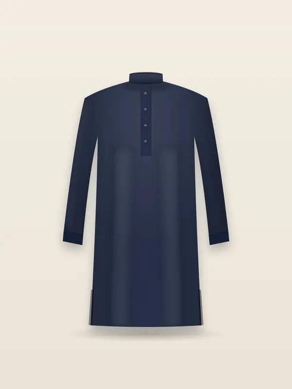 Sweat Kurta — Navy