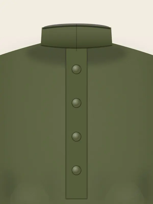 Sweat Kurta — Olive Green